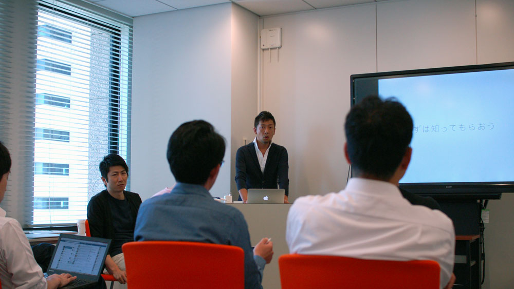 GVH Osaka主催の起業家向け勉強会「Morning Jam」に登壇する山本2